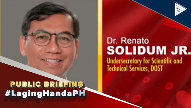 #LagingHanda | Update ukol sa nangyaring lindol galing kay DOST USec. Dr. Renato Solidum Jr.