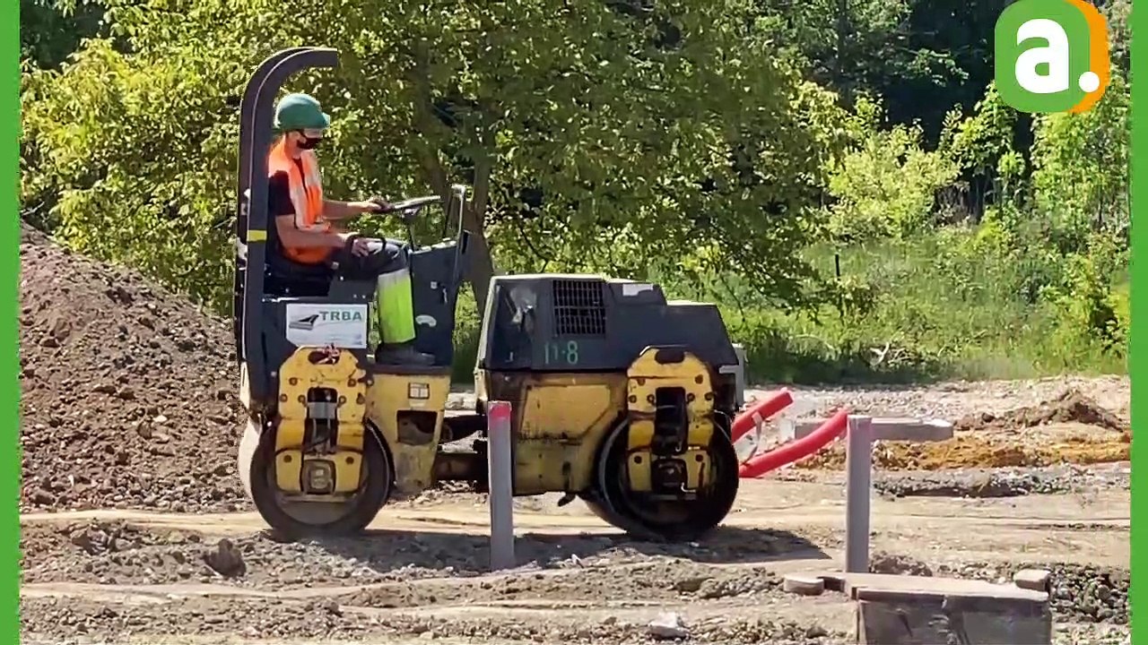 Chantier du nouveau Mega Coaster de Walibi 2020