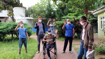 Korona virüs nedeni ile 40 gündür gidemediği memleketine kavuştu