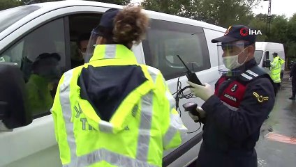 İstanbul’da jandarma ekipleri bayram sınırlamasında denetimlere başladı