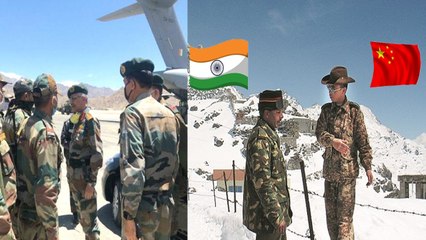 India - china எல்லையில் தொடரும் பதட்டம்...  லடாக் சென்ற ராணுவ தளபதி| Oneindia Tamil