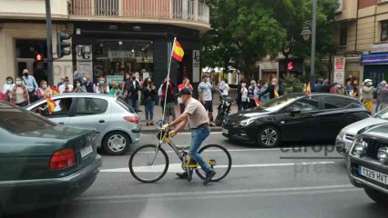Manifestación convocada en Logroño por Vox contra la gestión del Gobierno