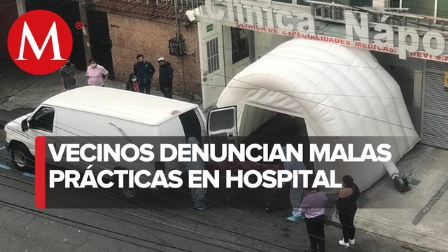 El Hospital Nápoles no tiene autorización para atender pacientes Covid