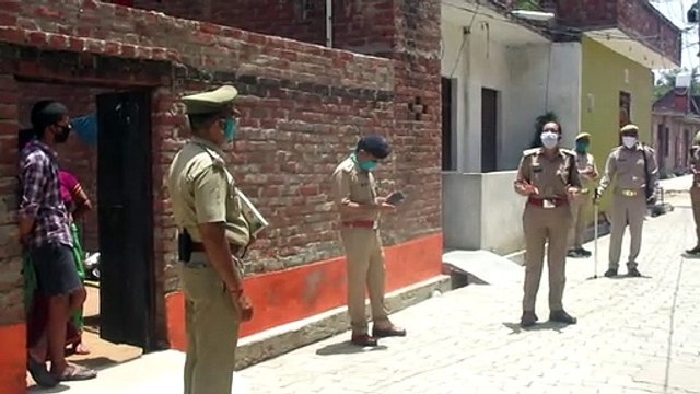 अहमदाबाद से आई महिला पाई गई कोरोना पॉजिटिव मोहल्ला किया गया सील