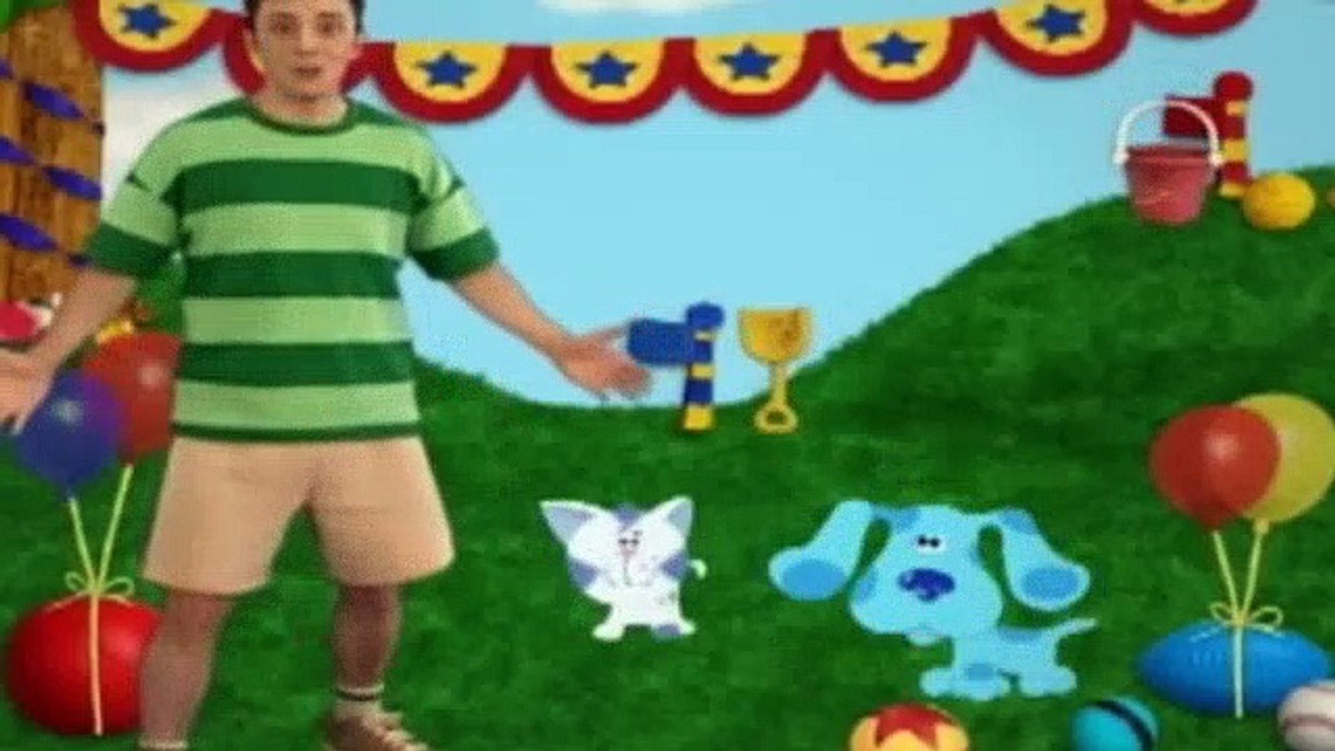 Blues Clues S04e20 Blue S Backyard Ballgame Bonanza Video Dailymotion