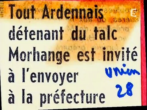 France 5 : 50 ans de faits divers, l'affaire du talc maudit : 03-07-2007