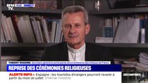 Le secrétaire général de la Conférence des évêques de France évoque le port obligatoire du masque lors des cérémonies