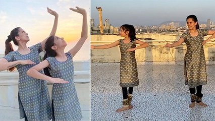 Lockdown मध्ये सोनाली खरे आणि तिच्या मुली कडून घ्या कथकचे धडे