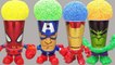 Marvel Avengers Wrong Heads Foam Surprise Cups Spiderman Captain America Iron Man Hulk