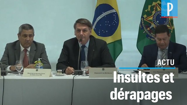 Le président Bolsonaro multiplie les dérapages dans une vidéo embarrassante