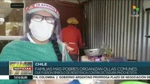 Chile: Gob. entrega cajas de comida en medio de gran malestar social