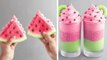 Top Delicious Watermelon Cake Recipes - Oddly Satisfying Cake Videos - Easy Desserts Recipes