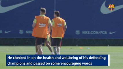 Barcelona continue training as restart is confrmed