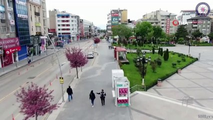 Erzurum’da sokağa çıkma kısıtlamasına uymayan 23 kişiye 16 bin 639 lira ceza