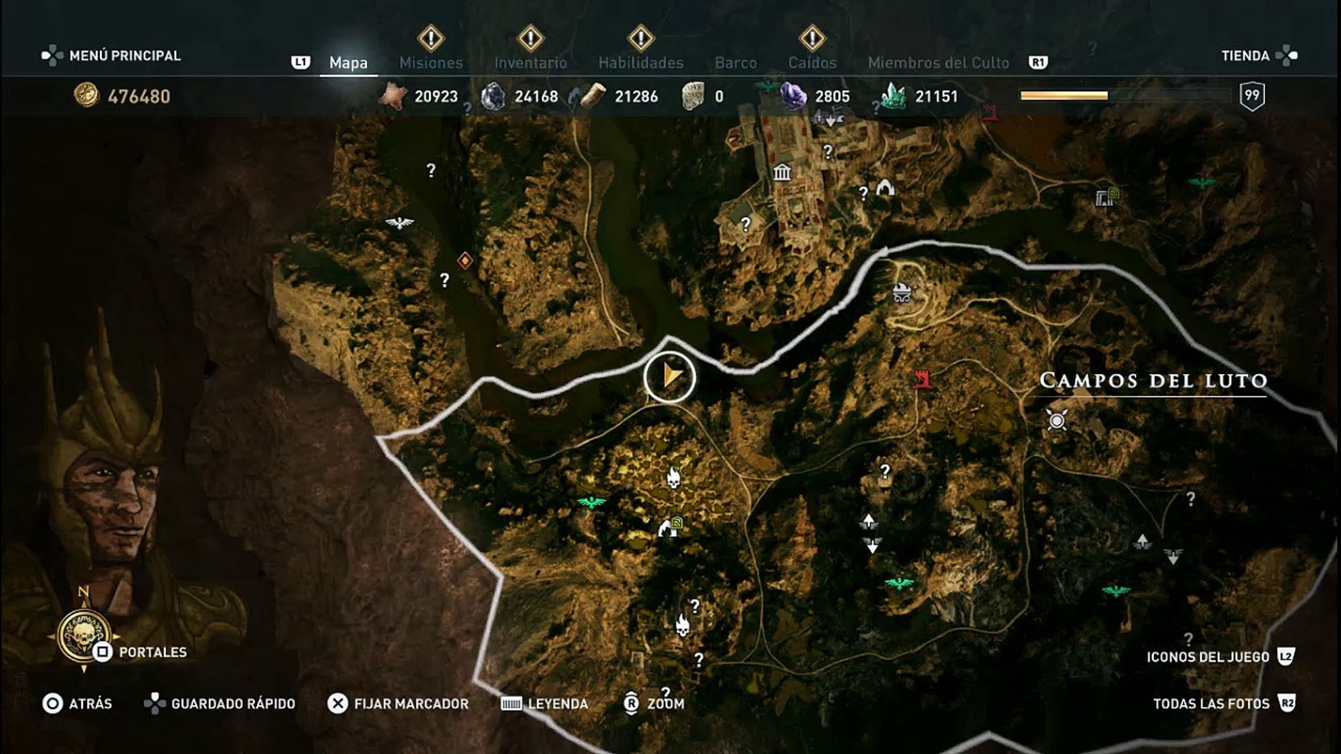 Assassin’s Creed® Odyssey Atlantis, Gameplay 20, El soldado perdido y la necrópolis insomne