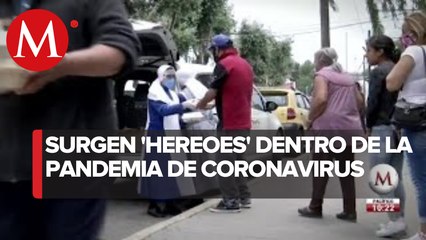 Tải video: Voluntarios donan comida en apoyo a los más necesitados