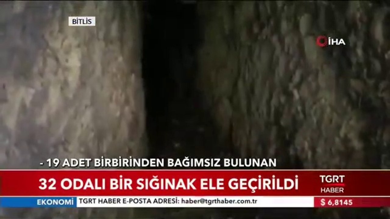 PKK'ya ait 32 odalı sığınak imha edildi!