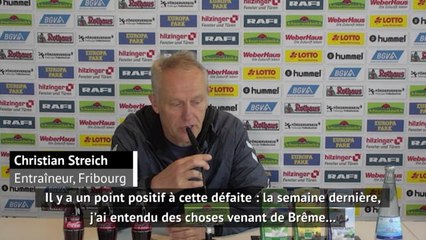 27e j. - Quand le coach de Fribourg défend... celui de Brême après la défaite !