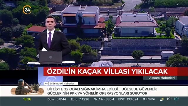 Yılmaz Özdil’in kaçak villasının yıkılmasına karar verildi