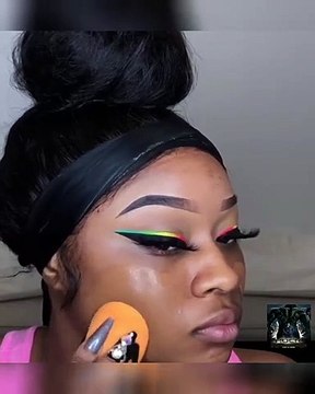 rainbow neon liner ____ MAKEUP DEETS⤵️ Brows BROW TUTORIAL...