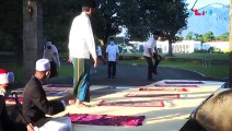 Jokowi Salat Idul Fitri di Istana Bogor, Begini Suasananya