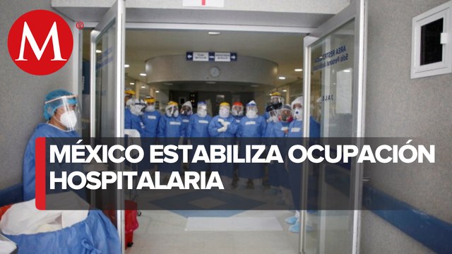 Ocupación de camas a nivel nacional, a 38 por ciento de ocupación