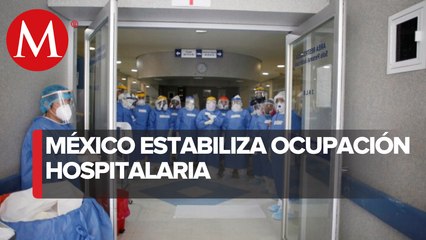 Ocupación de camas a nivel nacional, a 38 por ciento de ocupación