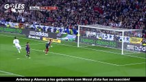 Arbeloa y Alonso a los golpecitos con Messi ¡Esta fue su reacción!