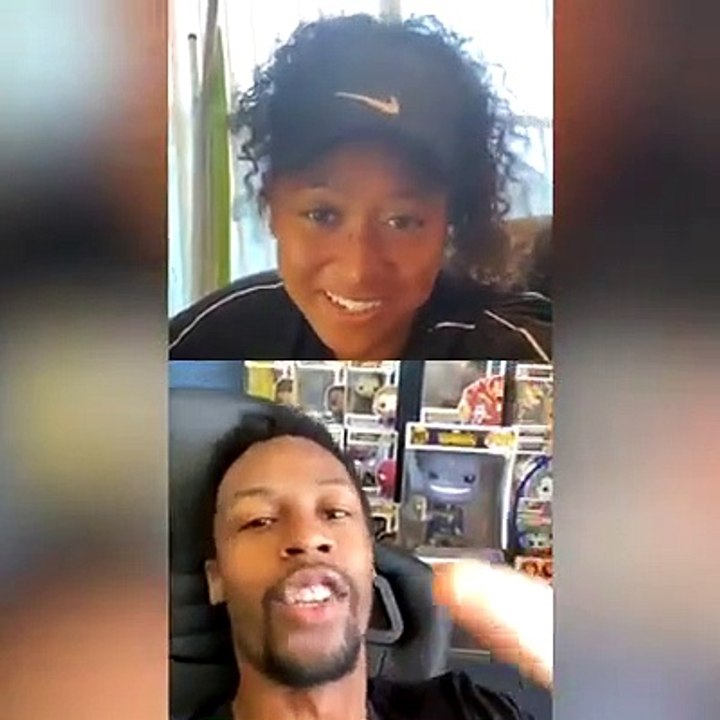 ATP/WTA - Naomi Osaka on her Instagram Live with Gael Monfils, Stefanos Tsitsipas & Frances Tiafoe