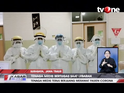 Perjuangan Tenaga Medis Rawat Pasien Corona saat Lebaran