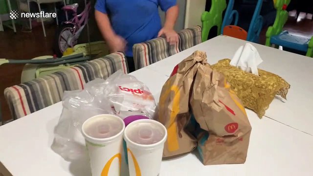 Boy, 9, cries tears of joy after mum buys first McDonald's since the start of lockdown