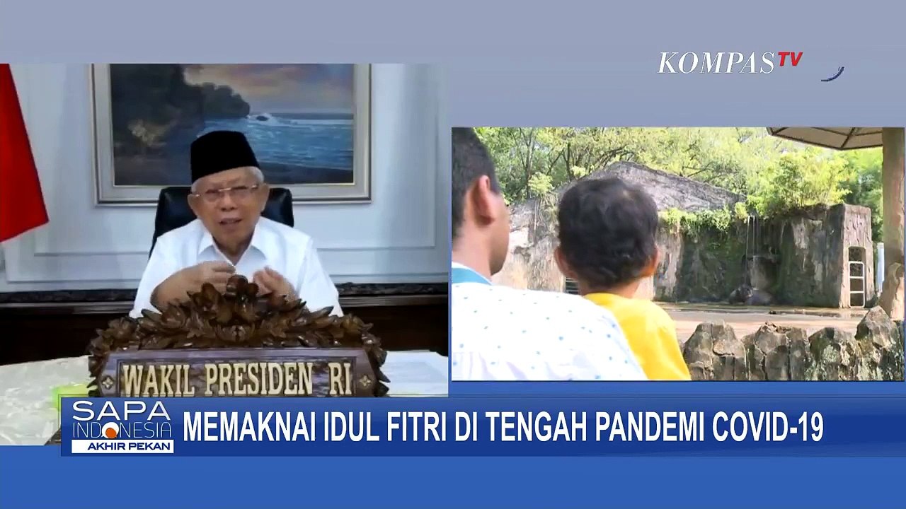 Memaknai Idul Fitri di Tengah Pandemi Corona, Ini Kata Wapres Ma'ruf Amin