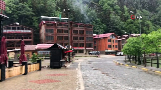 Trabzon’un yaylalarında mayıs ayında kar sürprizi