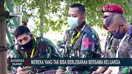 Скачать видео: Tenaga Medis, TNI, dan Polri yang Rayakan Idul Fitri di RSD Wisma Atlet