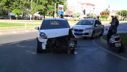 Kaza yaptı, polise 'gazeteciyim' diyerek kurtulmaya çalıştı