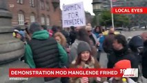 COVID-19; Demonstration mod manglende frihed | Nyhederne | TV2 Danmark