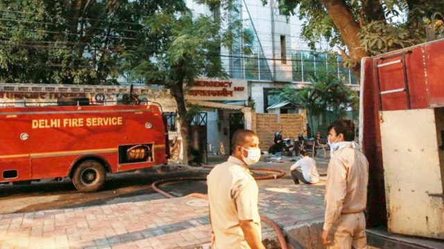 Fire breaks out at Delhi hospital, corona patients evacuated