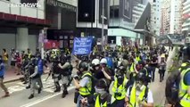 Protestos regressam às ruas de Hong Kong