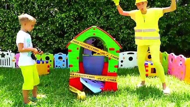 Vlad and kids stories about playhouses