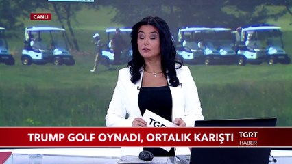 Trump Golf Oynadı, Ortalık Karıştı