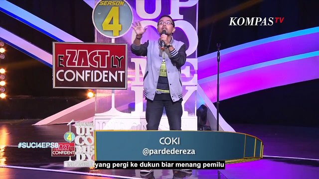 Stand Up Comedy Coki Pardede soal Pemilu, Raditya Dika: Materinya Brilliant dan Absurd! - SUCI 4