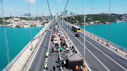 15 Temmuz Şehitler Köprüsü'ne film seti kuruldu - İSTANBUL