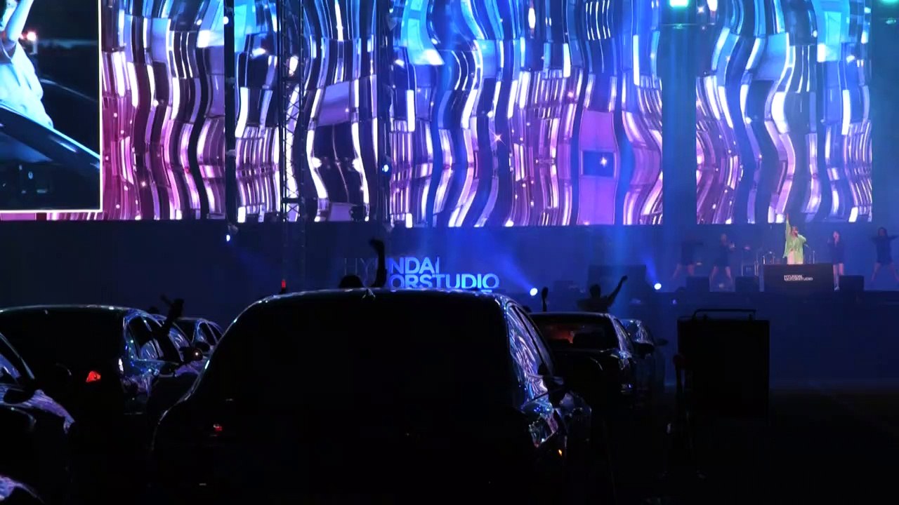 Konzert trotz Corona: K-Pop-Show im Auto