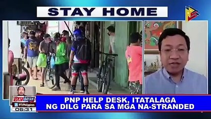 PNP help desk itatalaga ng DILG para sa mga na-stranded