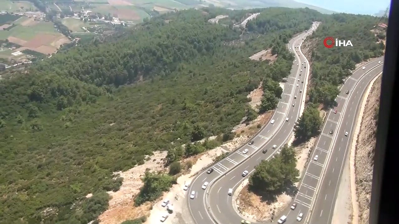 ‘Sakin kent’ unvanlı Akyaka sahili sessizliğe büründü