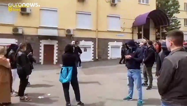 Нападение ультраправых на офис Оппозиционной платформы