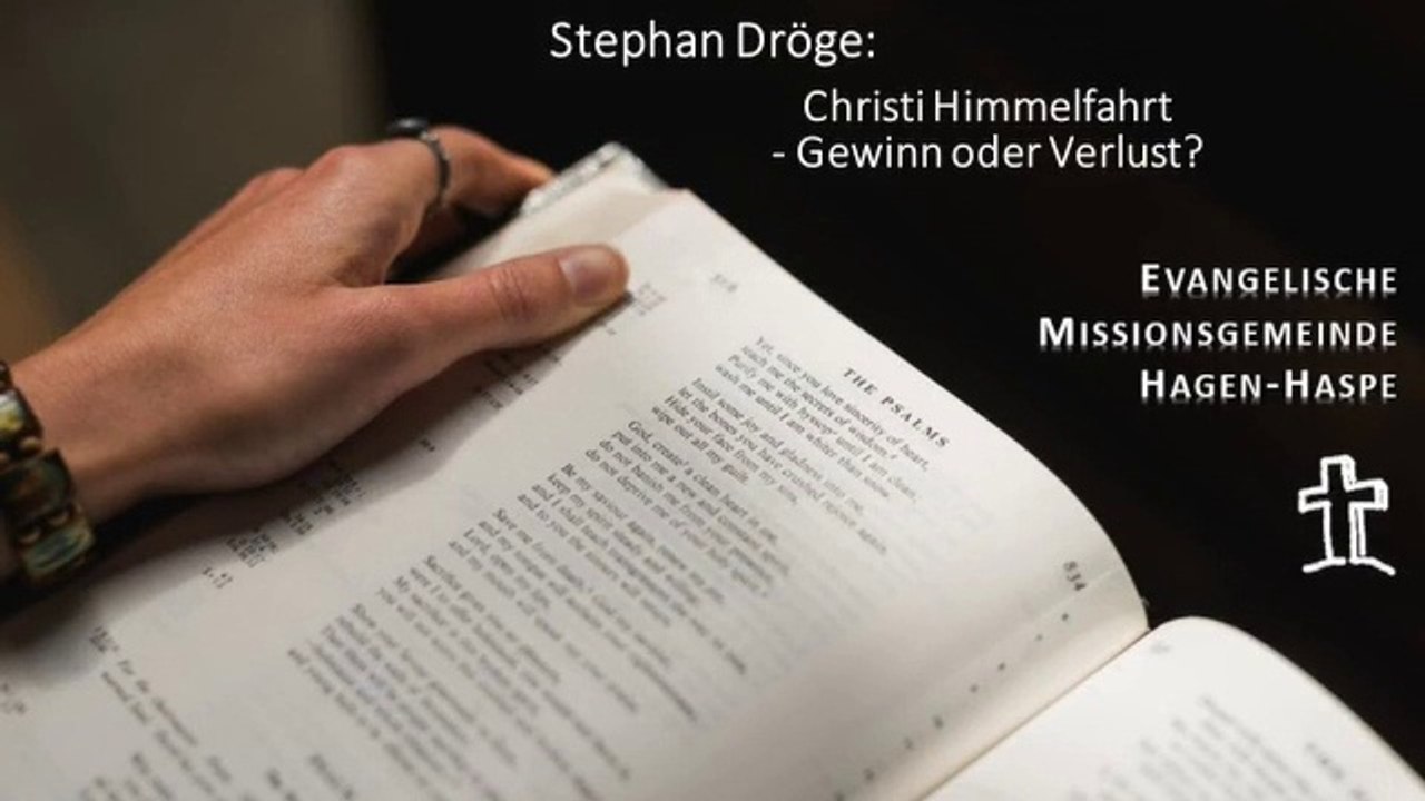 20 - Stephan Dröge - Christi Himmelfahrt - Gewinn Oder Verlust?
