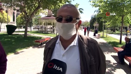 65 yaş üstü izinliler parklara akın etti