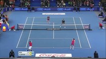 Roger Federer Sania Mirza Tennis Match