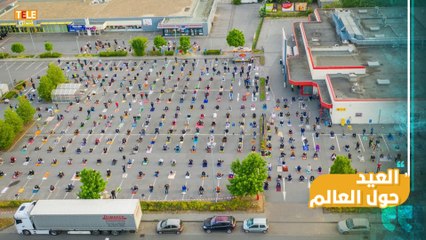 في المنازل والمساجد والعراء.  هكذا أدى المسلمون صلاة العيد في زمن " #كورونا" حول العالم